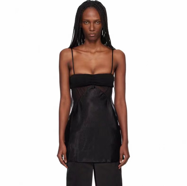 NO:909123,rick owens 2026 new summer sling, different fabric splicing, sexy and super slim sml l,,19860909rick owens 2026夏季新款吊带 不同面料拼接 性感超级显瘦 sml l,,,Women's clothing