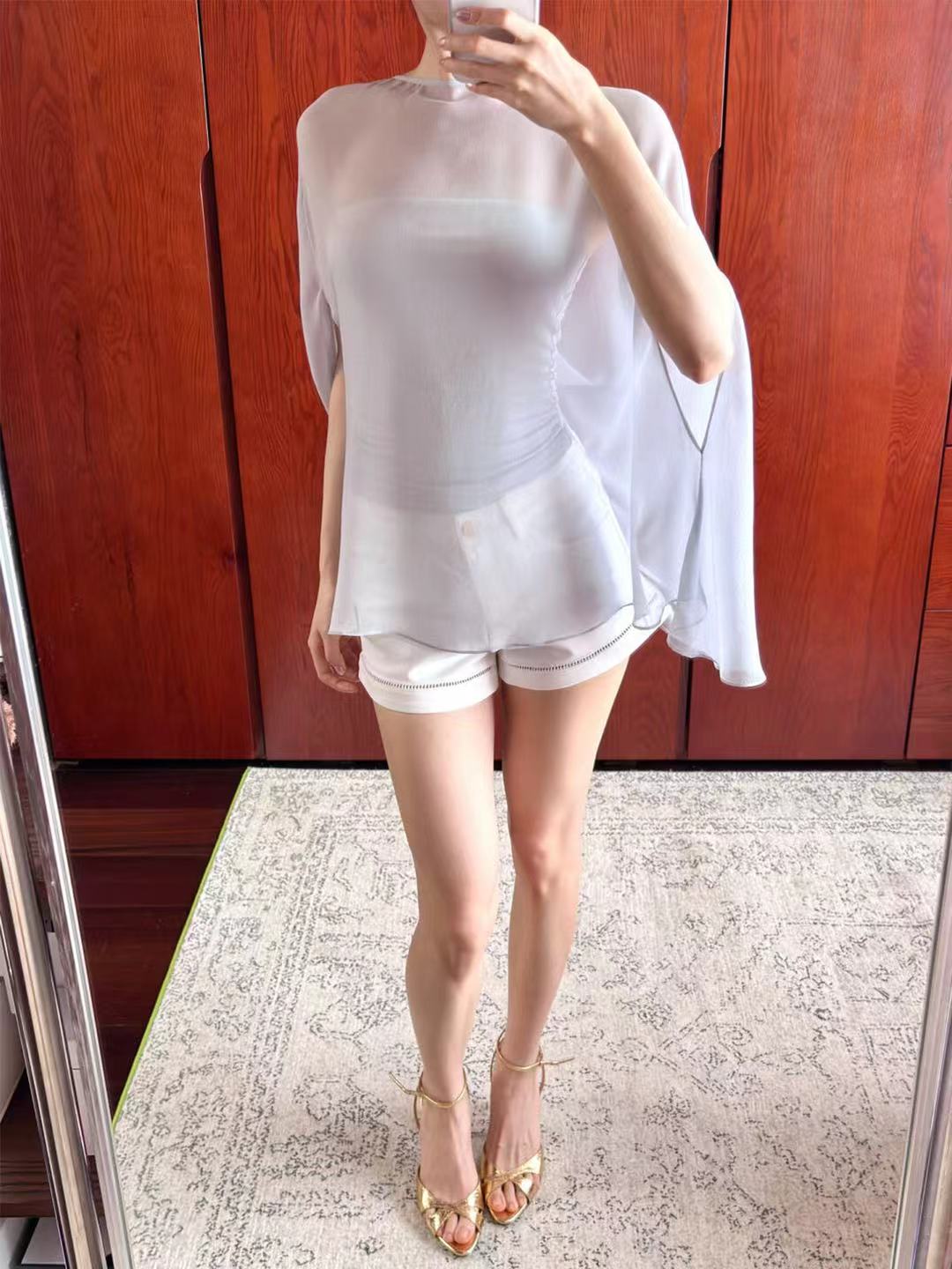 NO:951908,RA 2026 new summer tube top two-piece set, super fairy, two colors and three sizes, sml,,19860909RA 2026夏季新款抹胸罩衫两件套 超级仙女呢 两色三码 sml,,,Women's clothing