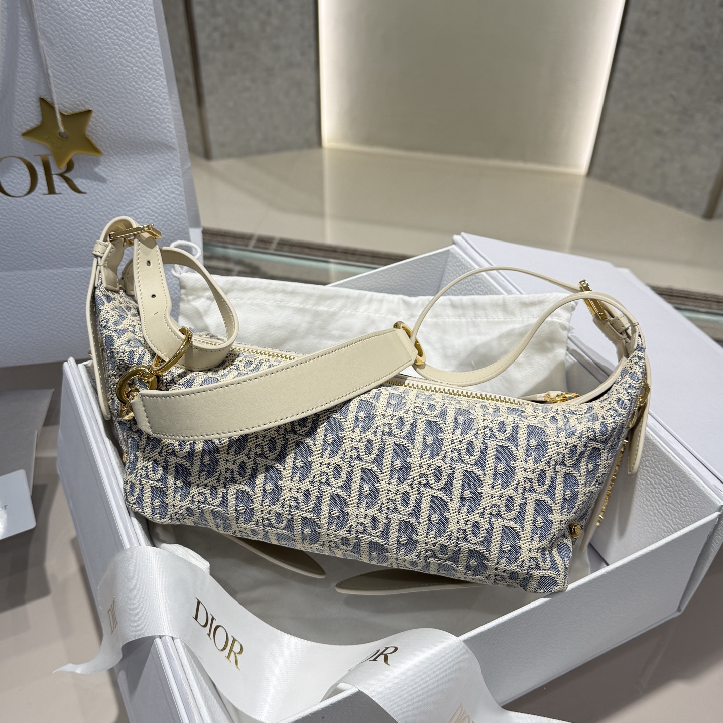 𝑫-𝑱𝒐𝒖𝒓𝒏𝒆𝒚 Talla pequeña Cuadros azules y blancos [Serie Vainilla] Una sensación fresca, el aroma a vainilla de …