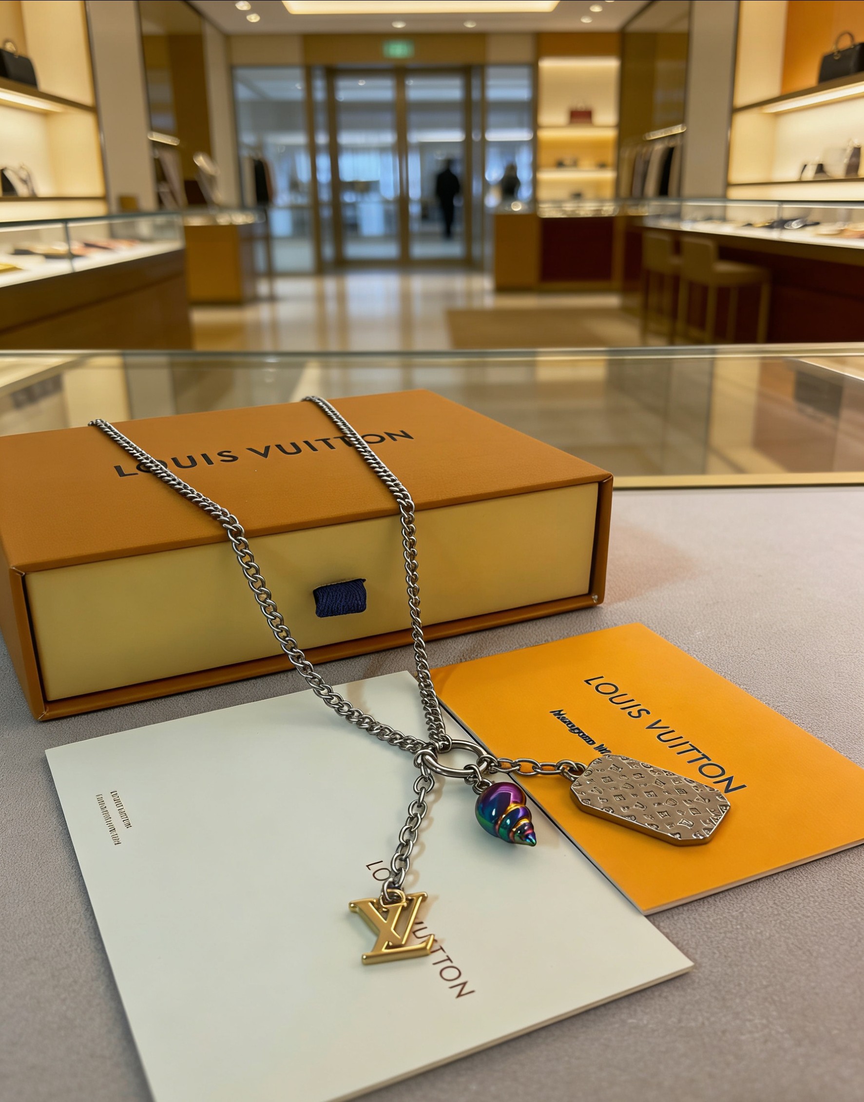 Louis Vuitton 1V路易威登 SHELL海螺项链