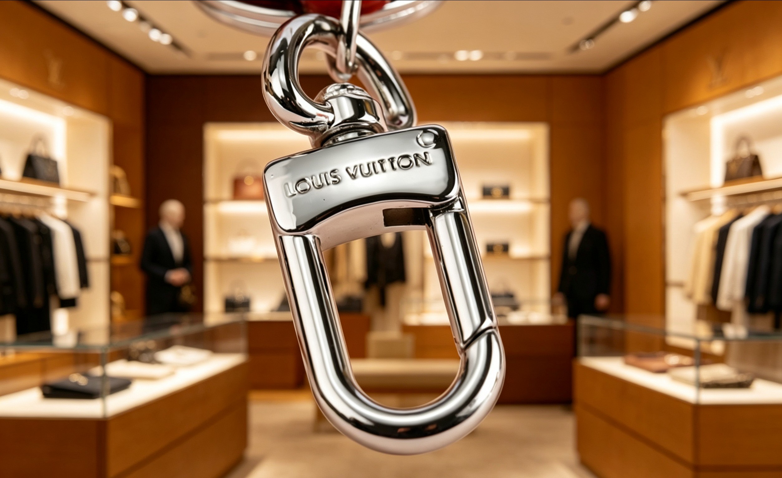 Louis Vuitton 1V Vivienne太阳花跑车钥匙扣