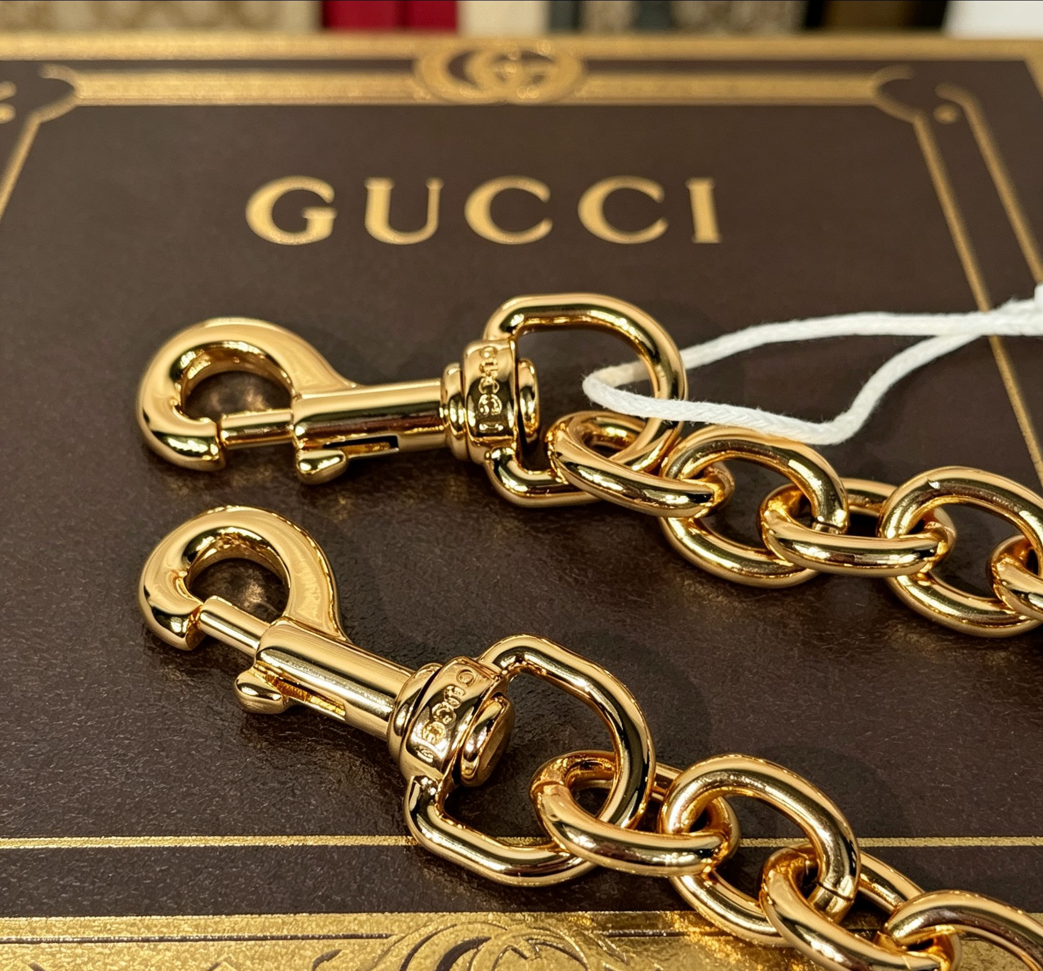 Gucci 古驰Gucci 双G蜻蜓Jackie 1961挂饰包链