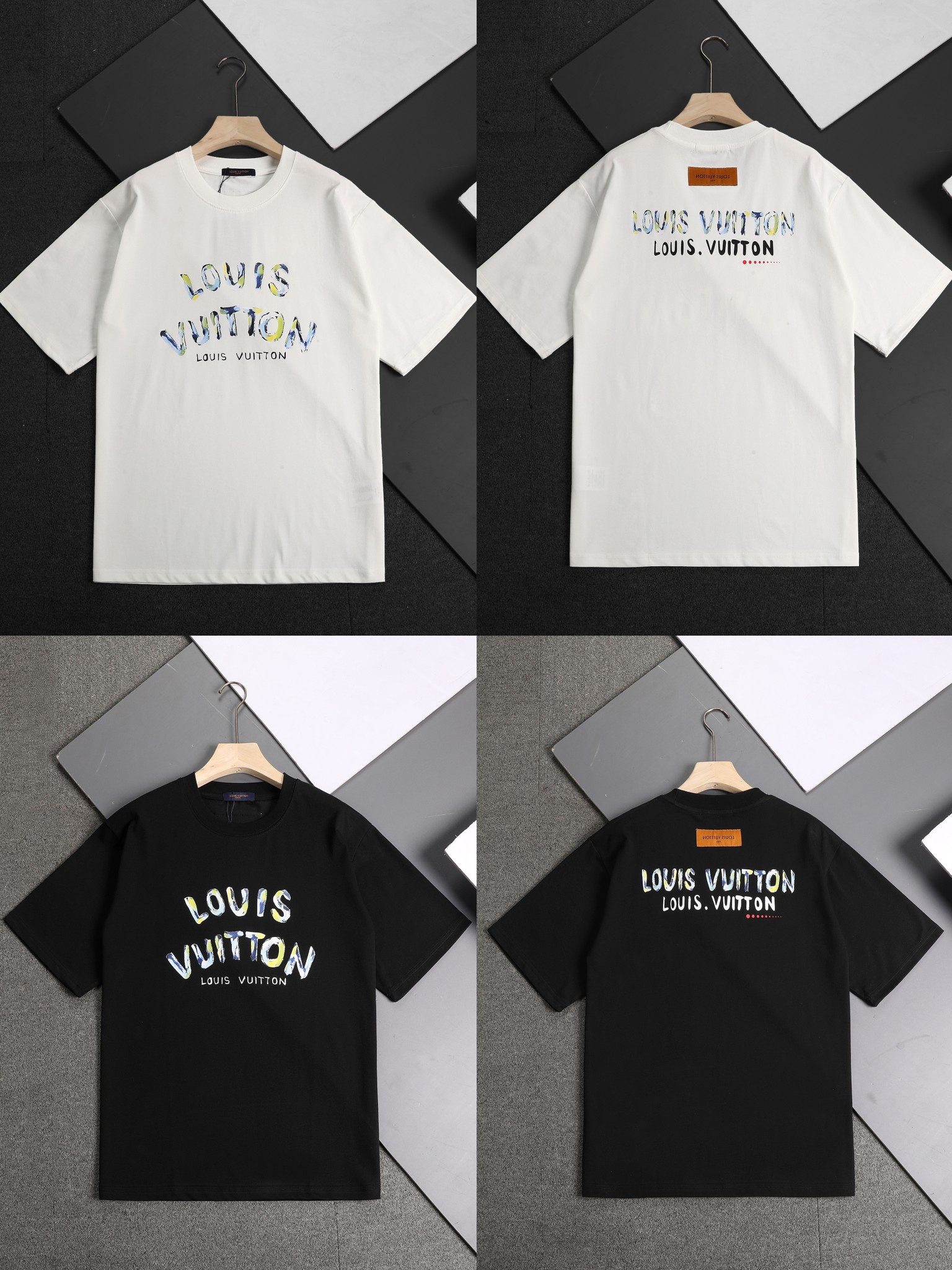 上新   路易威登小清新印花短袖  ZQ克纳维亚精棉平纹  S.M.L.XL