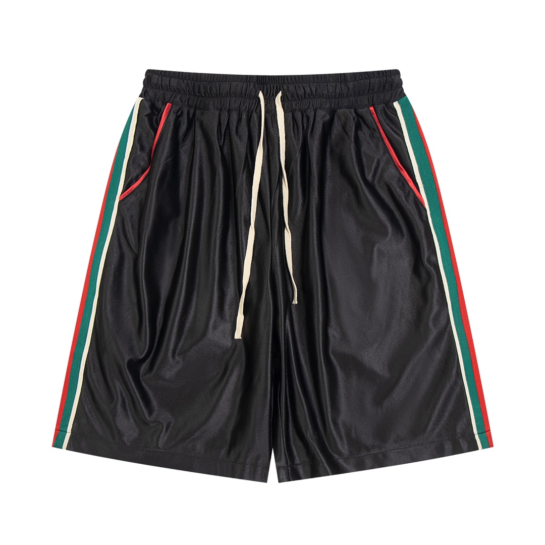 Gucci Clothing Shorts Green Red Embroidery Polyester Vintage