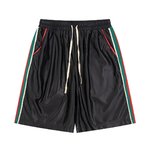 Gucci Clothing Shorts Green Red Embroidery Polyester Vintage