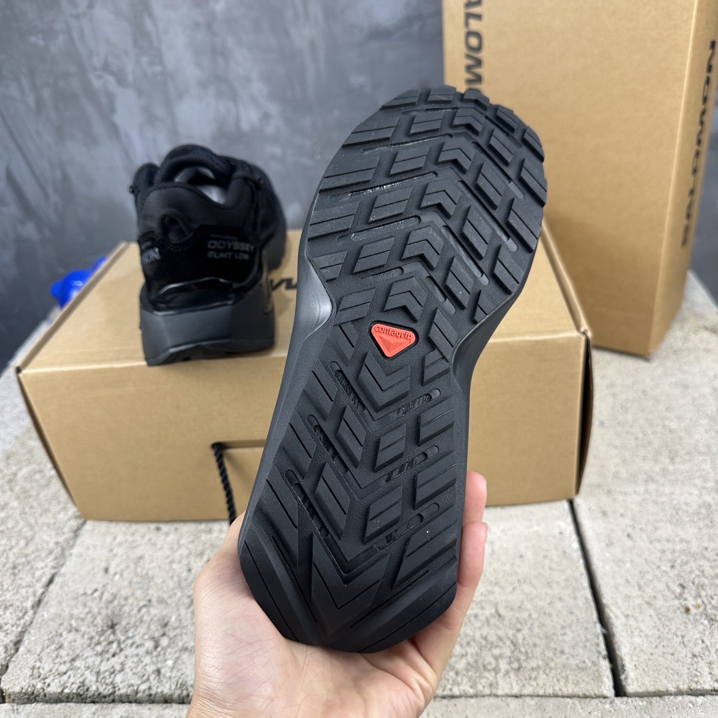 Salomon ODYSSEY ELMT LOW Black Sneakers, Size 36-44 10 i1742898311129 4143 0 8