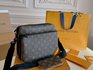 Louis Vuitton Messenger Bags Black Splicing