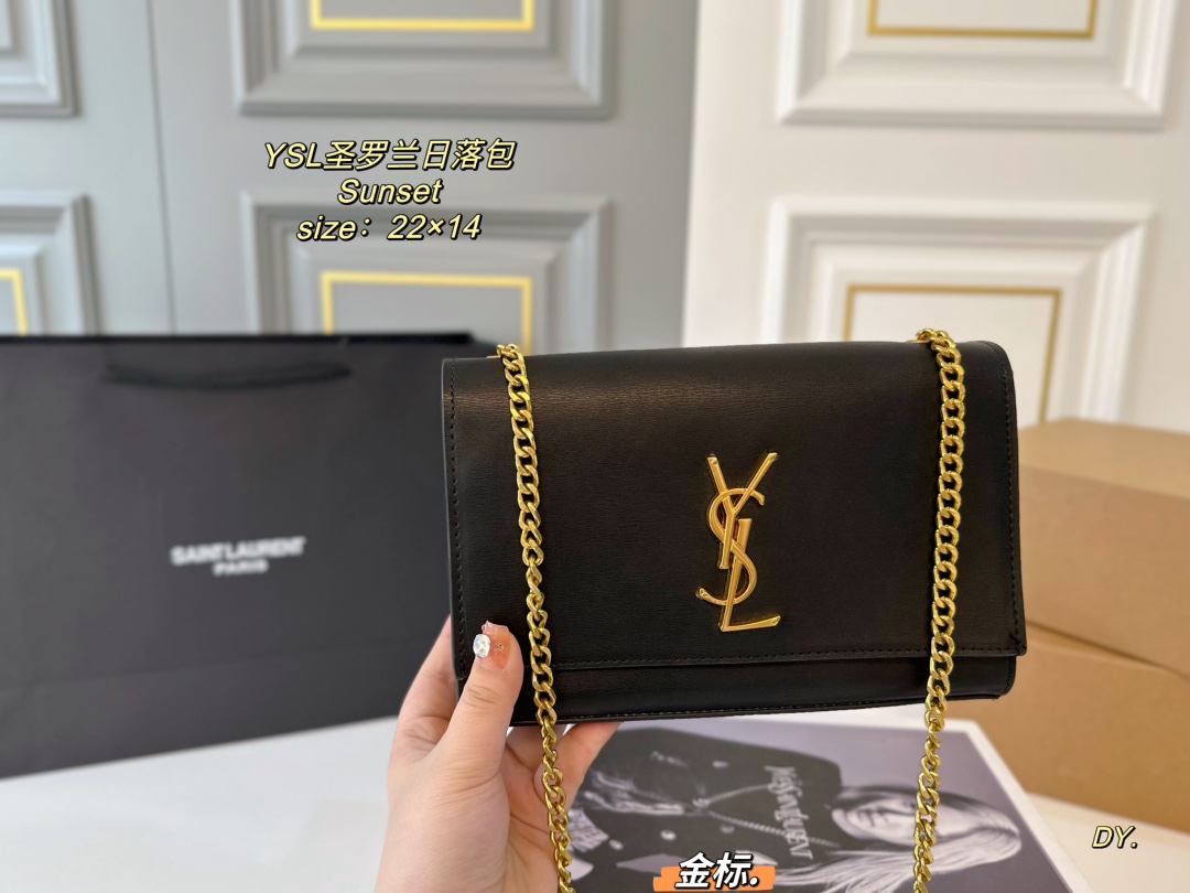 Yves Saint Laurent YSL Sunset Sacs À Bandoulière & À Épaule La chaîne