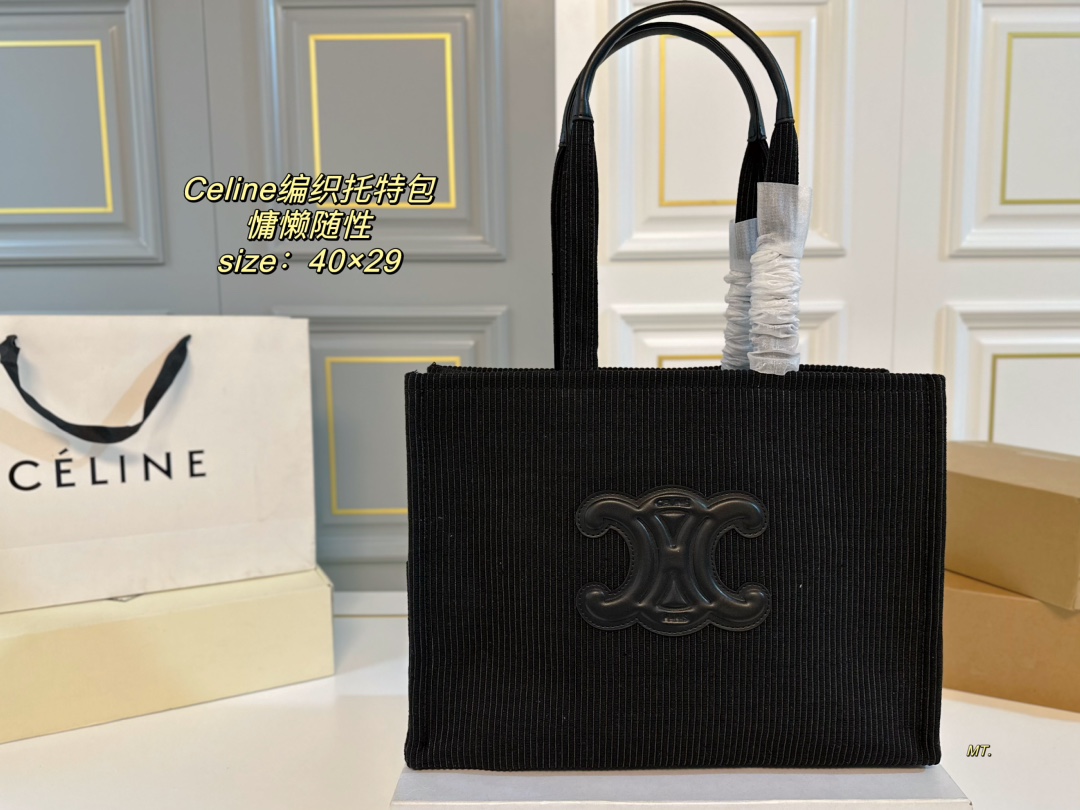 Celine Sacs Cabas Tissé