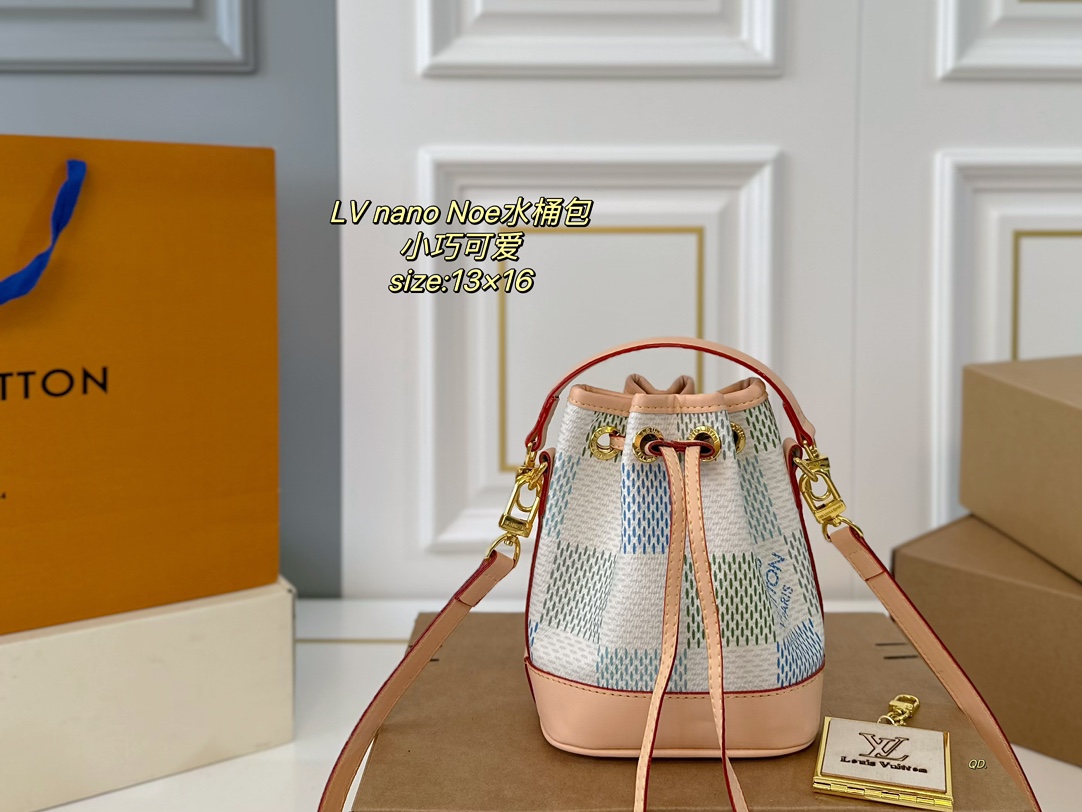 Louis Vuitton LV Nano Noe Repliken
 Taschen Eimertaschen Vintage