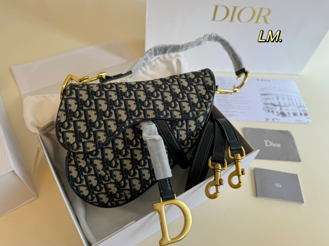 Dior AAAA
 Taschen Satteltaschen Stickerei