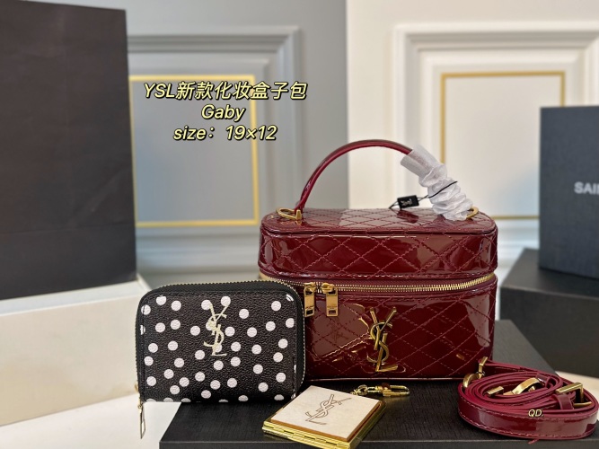 حقيبة يد Yves Saint Laurent Gaby بتصميم صندوق مكياج أنيق وعصري 1 حقيبة يد Yves Saint Laurent Gaby بتصميم صندوق مكياج أنيق وعصري