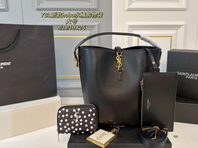 Yves Saint Laurent Hobo Bolso de Cubo Grande - Elegancia y Funcionalidad 1 Yves Saint Laurent Hobo Bolso de Cubo Grande - Elegancia y Funcionalidad