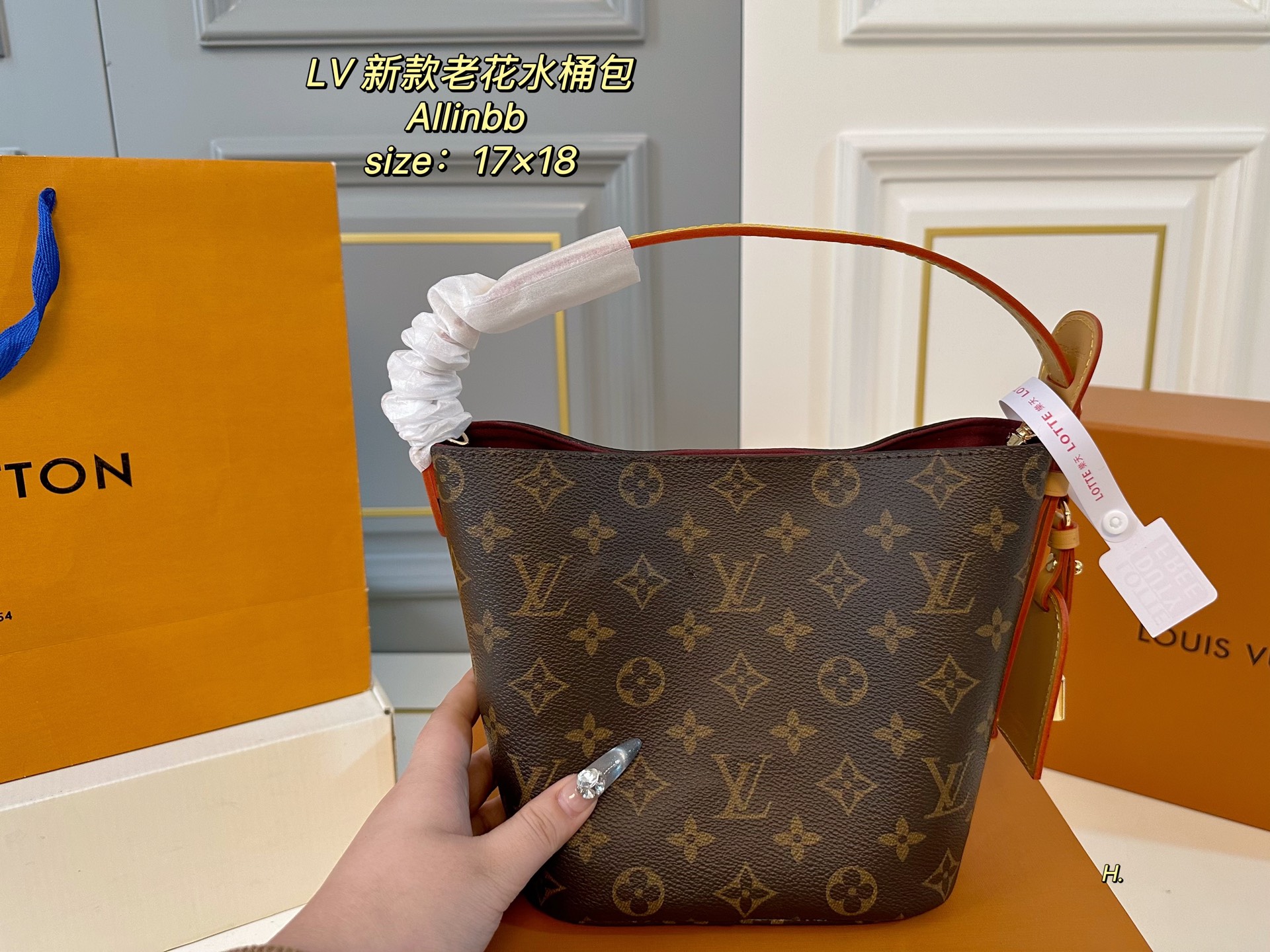 Louis Vuitton Allinbb Monogram Bucket Bag - Compact & Chic 5 i1740979644561 2000 0 3