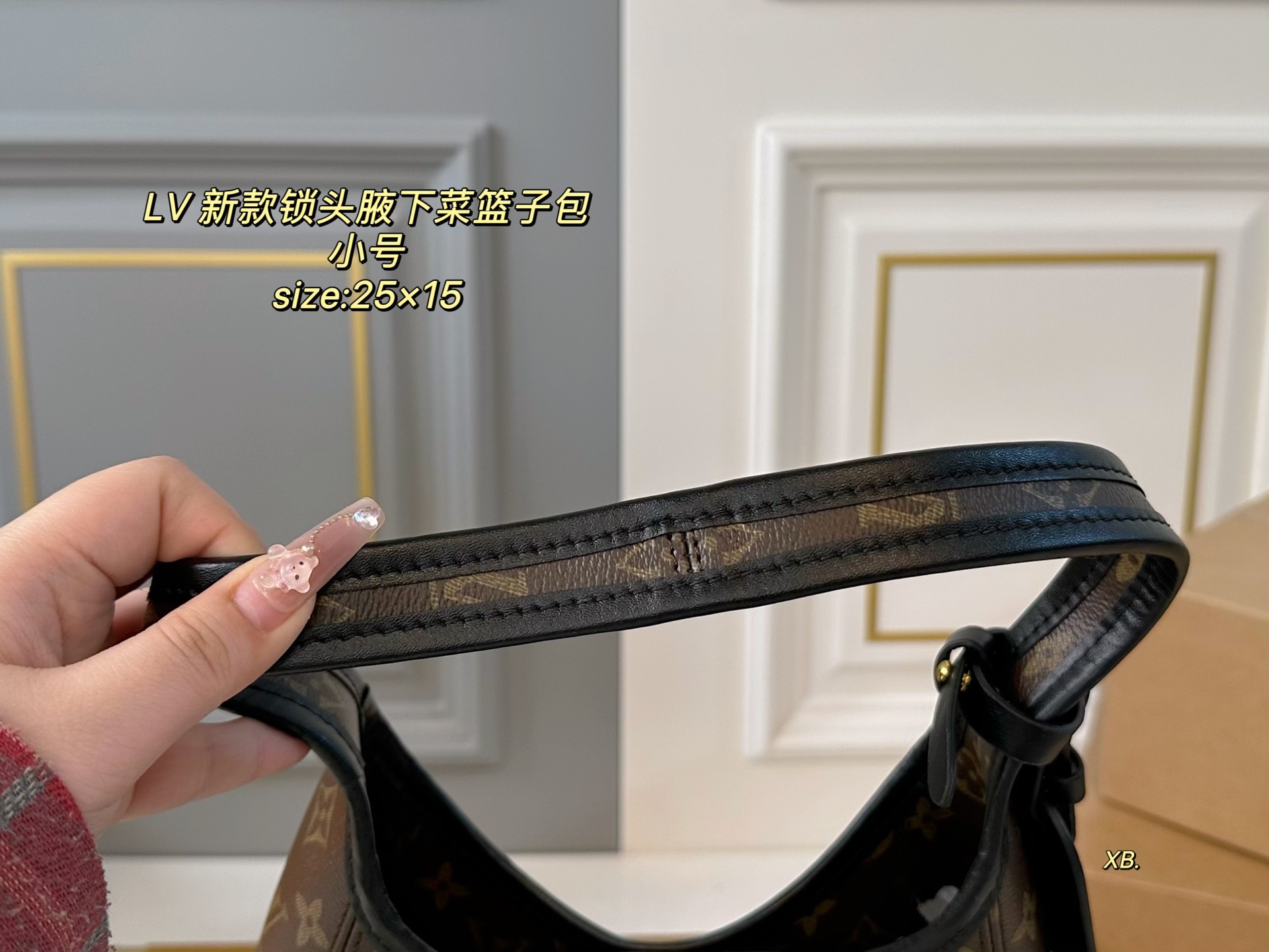 Louis Vuitton The Drop Lock Shoulder Bag, Classic Monogram Canvas. 9 i1746748980189 315 0 6