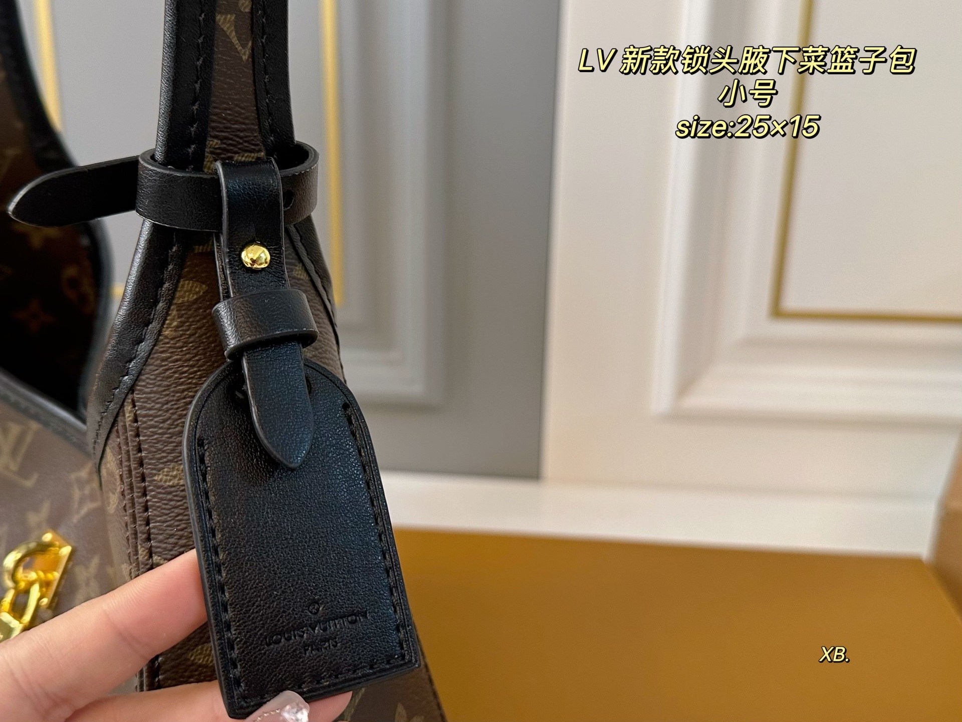 Louis Vuitton The Drop Lock Shoulder Bag, Classic Monogram Canvas. 8 i1746748980322 3308 0 7