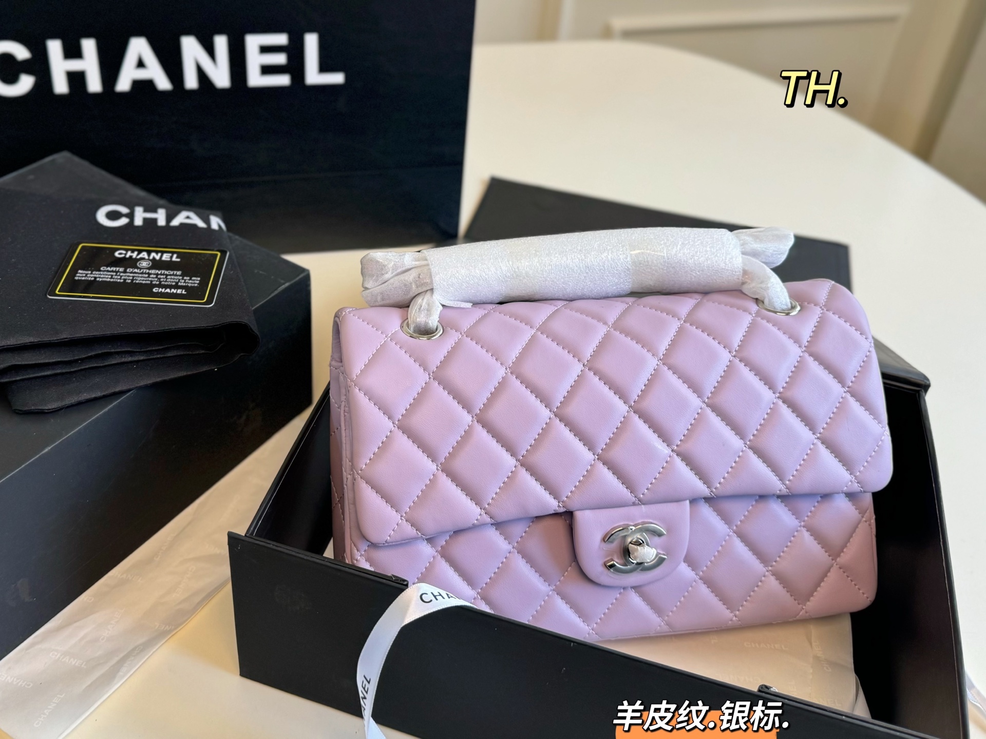 Chanel Classic Flap Bag, Burgundy Lambskin with Silver-Tone Hardware 6 i1746763069907 2310 0 4