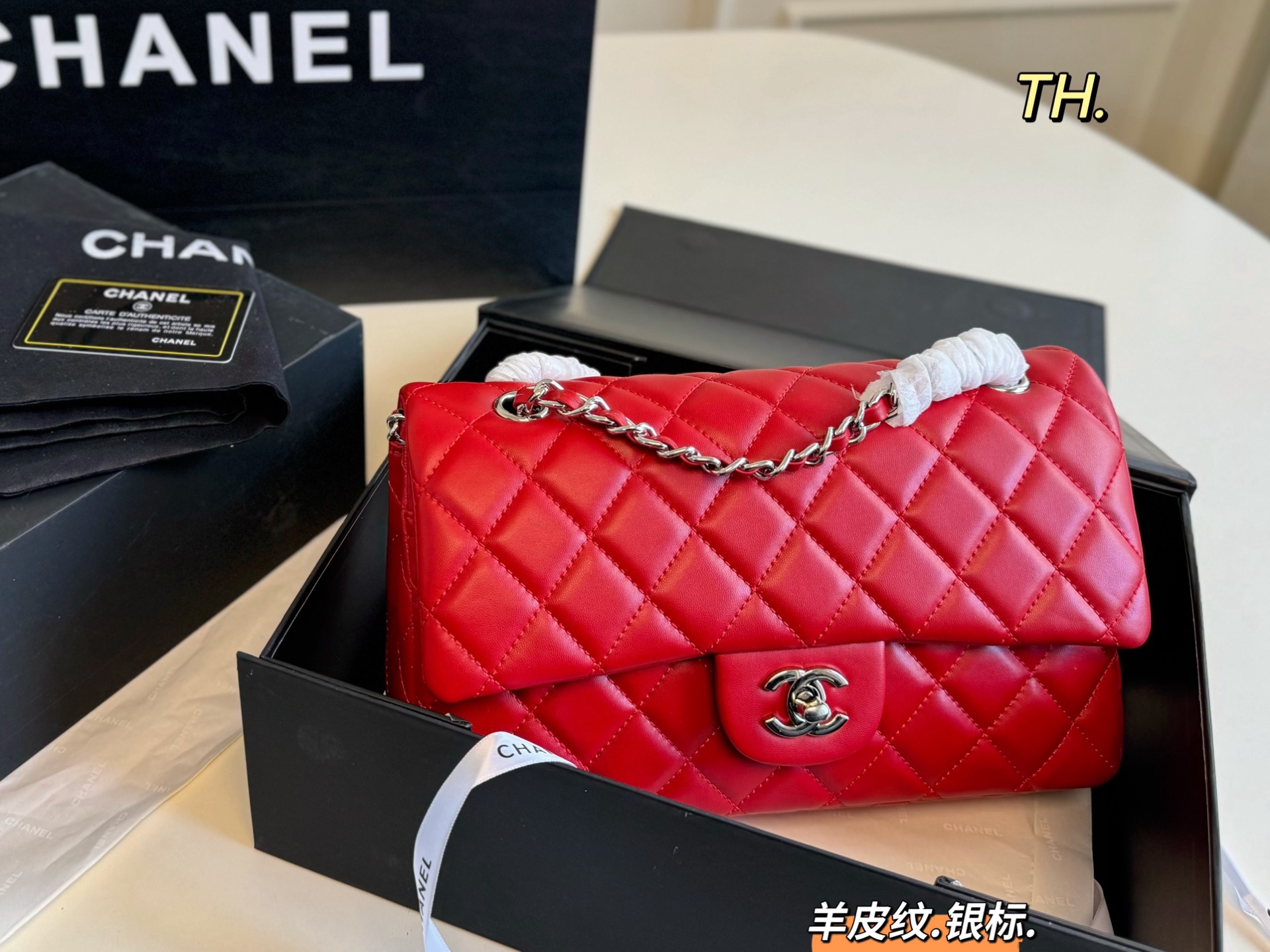 Chanel Classic Flap Bag, Burgundy Lambskin with Silver-Tone Hardware 3 i1746763071075 9638 0 1