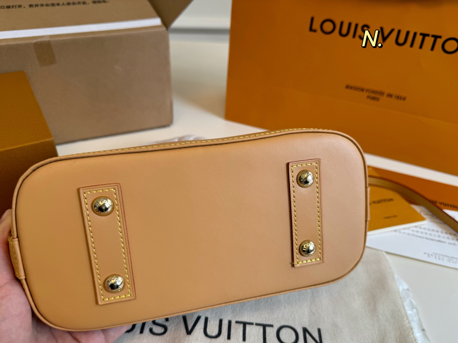 Louis Vuitton Nano Alma Monogram Canvas Satchel Bag - Stylish & Compact 7 i1746763432227 6938 0 5