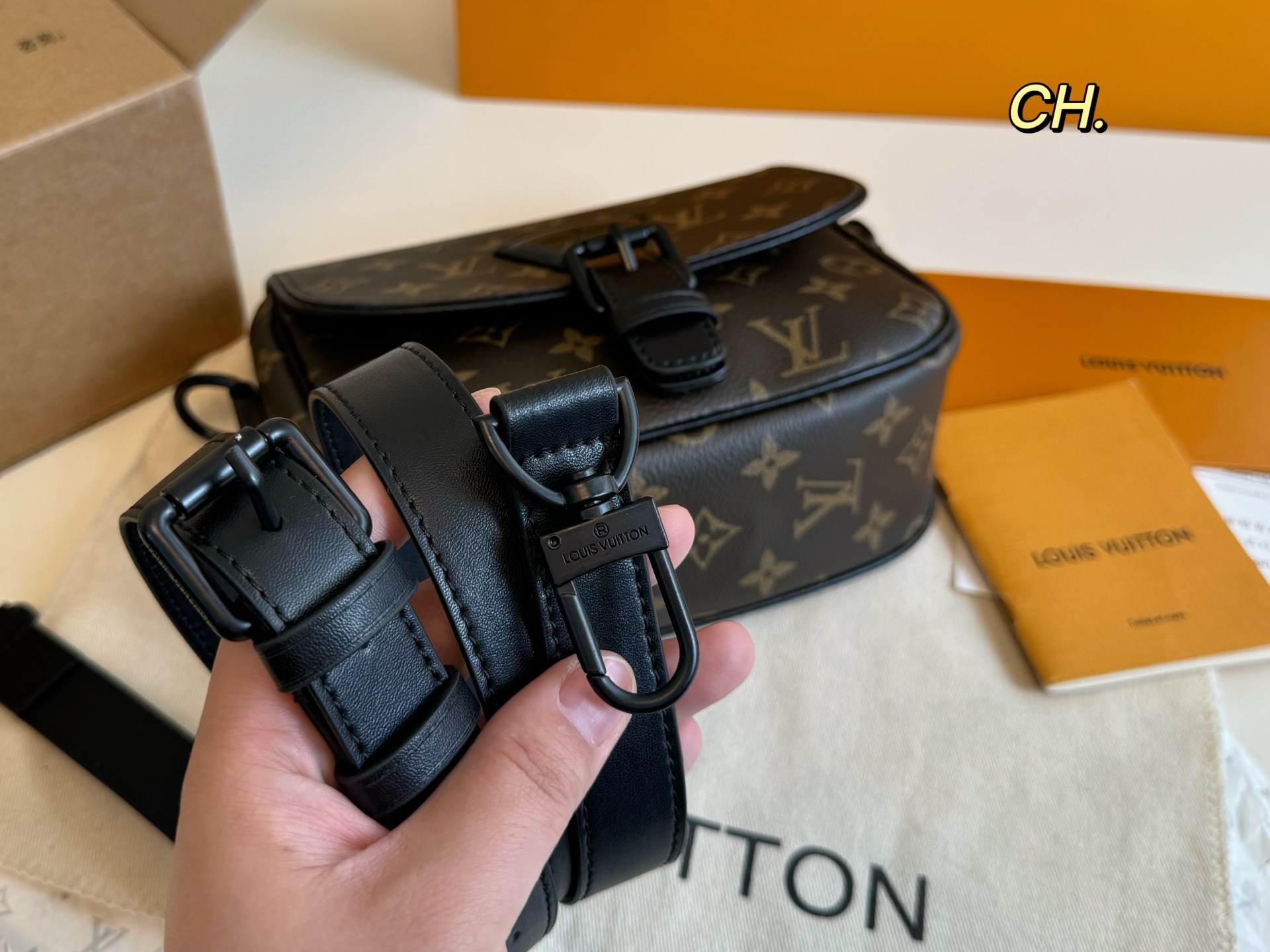 Louis Vuitton Montsouris Monogram Empreinte Leather Crossbody Bag, 20 x 16 cm 9 i1746763638562 4569 0 7
