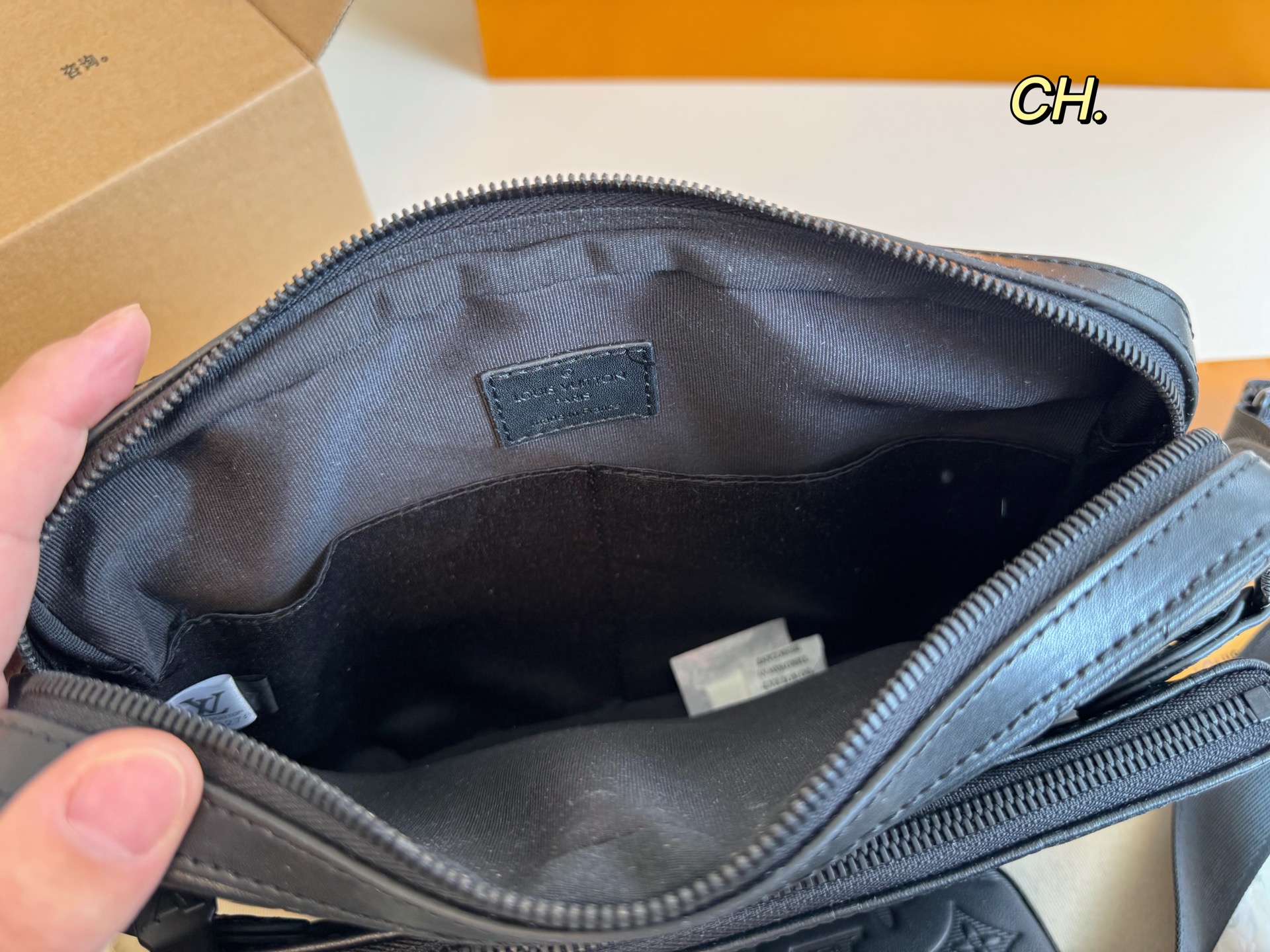 Louis Vuitton Trio Messenger Bag - Embossed Leather, Black Monogram 10 i1746763752771 2006 0 8