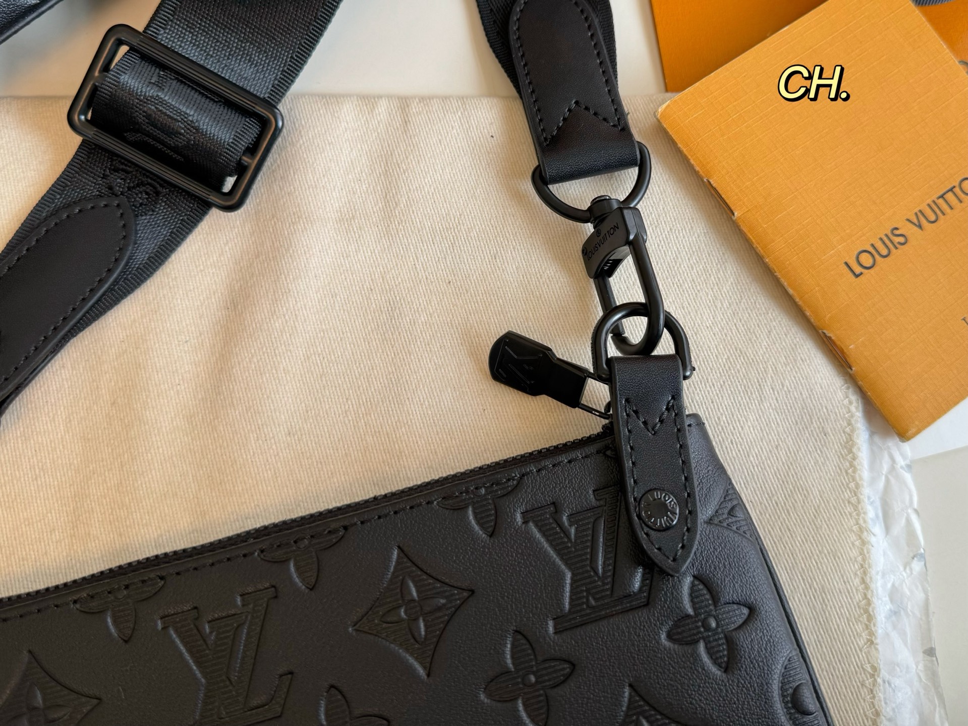 Louis Vuitton Trio Messenger Bag - Embossed Leather, Black Monogram 7 i1746763755235 1697 0 5