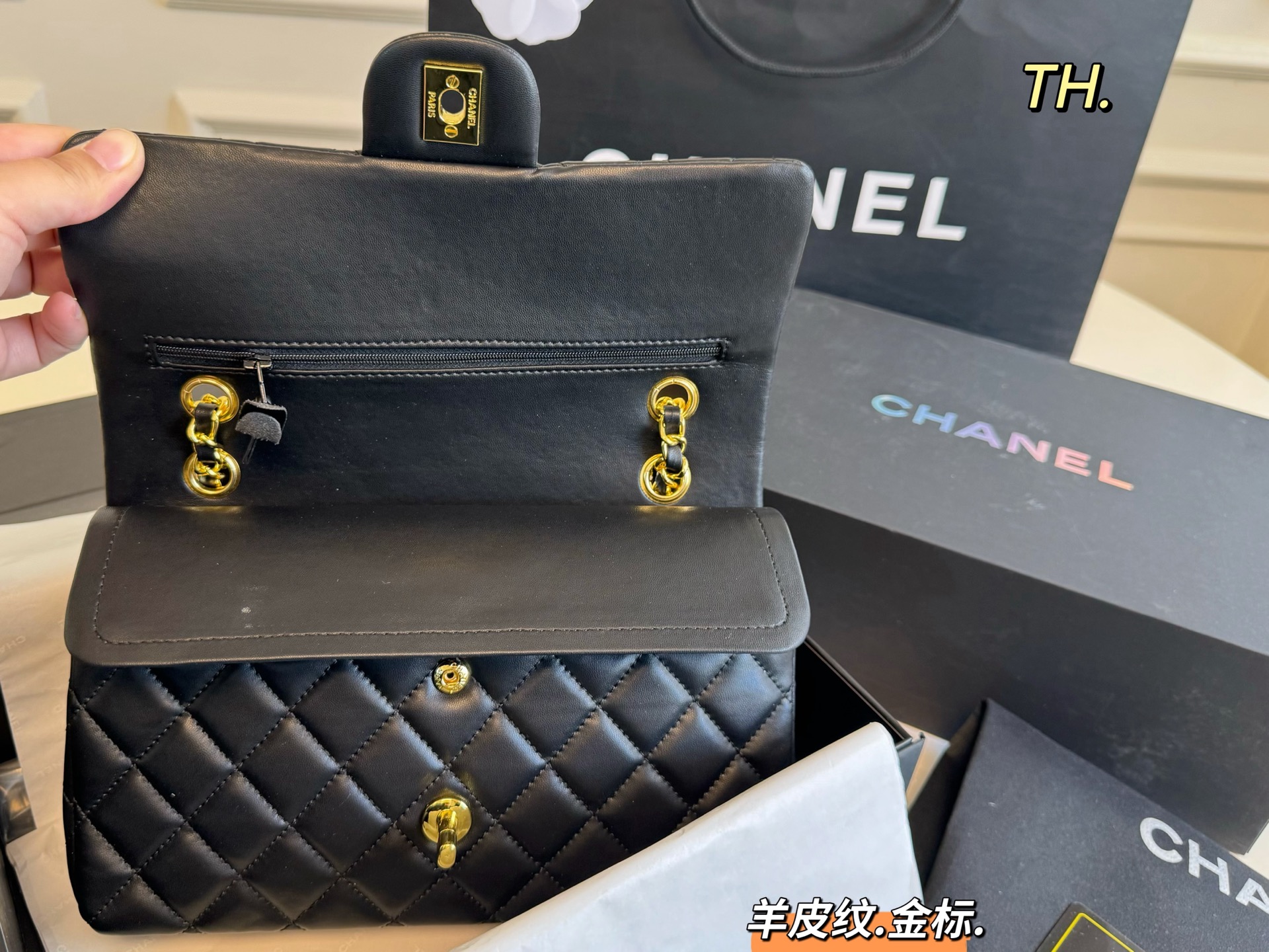 Chanel Classic Flap Bag - Double Chain, Luxurious Lambskin Leather 8 i1746764319250 8807 0 6