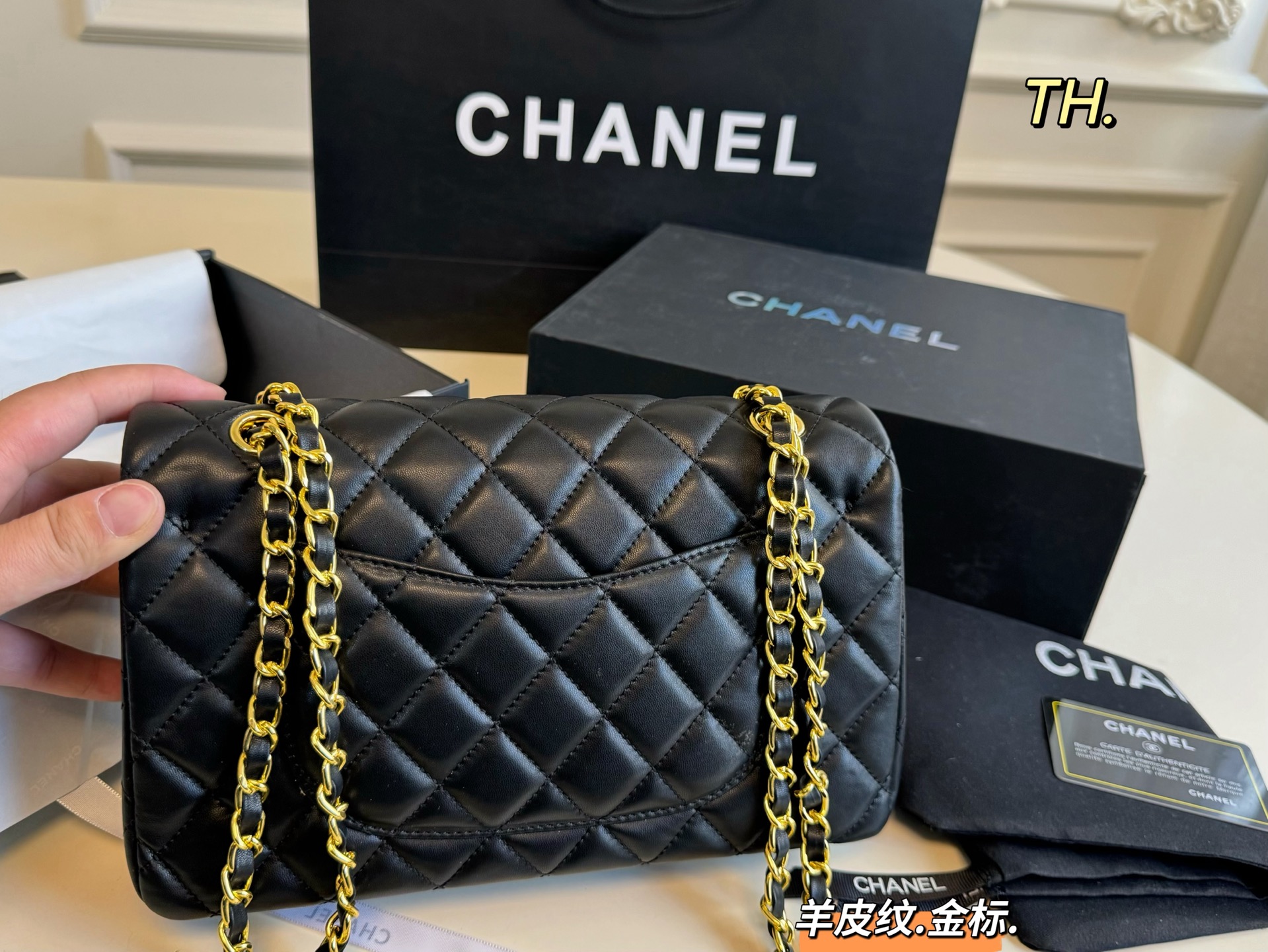 Chanel Classic Flap Bag - Double Chain, Luxurious Lambskin Leather 7 i1746764319264 9142 0 5