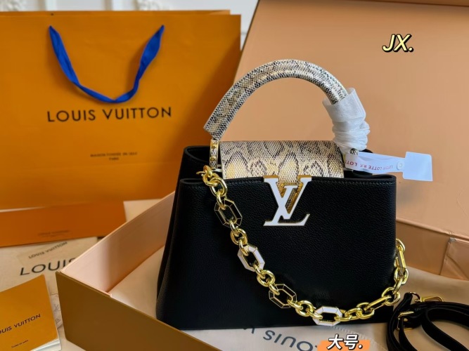 Louis Vuitton Capucines Handbag - Large Size, Elegant Design 1 Louis Vuitton Capucines Handbag - Large Size, Elegant Design