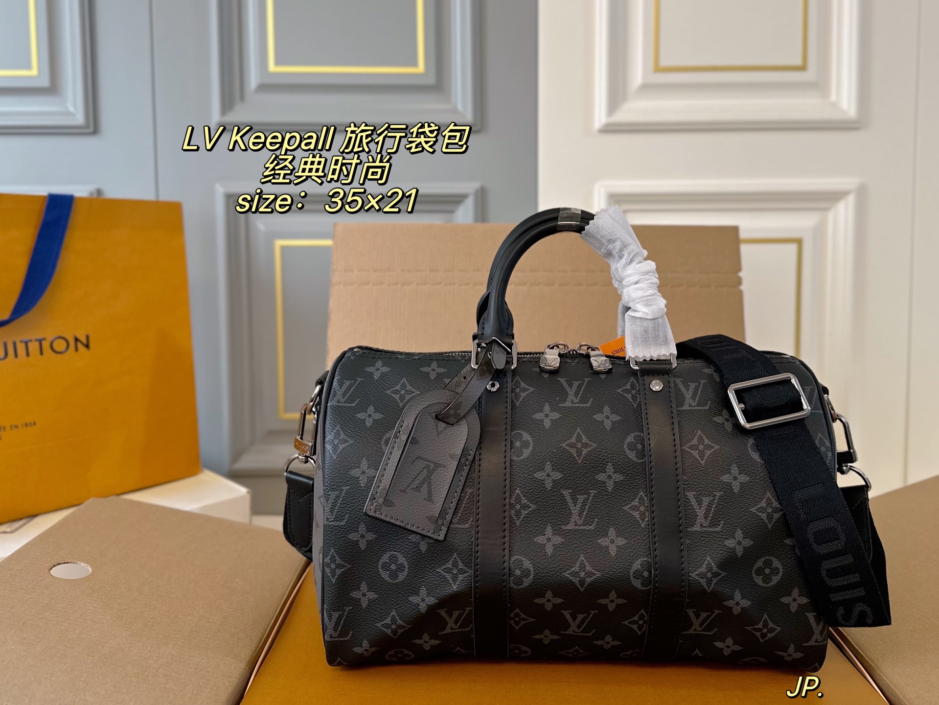 P315 Folding Box Airplane Box | | Size: 35×21 | Lv Louis Vuitton Keepall Travel Bag | Low-key And Attractive, Fashionable And Classic. | The Capacity Is 🉑️ Great, So You Can Carry It By Hand Or Cross-body Without Any Pressure | Fashionable And Avant-garde, The Same Style For Men And Women, Cool And Sassy‼ ️