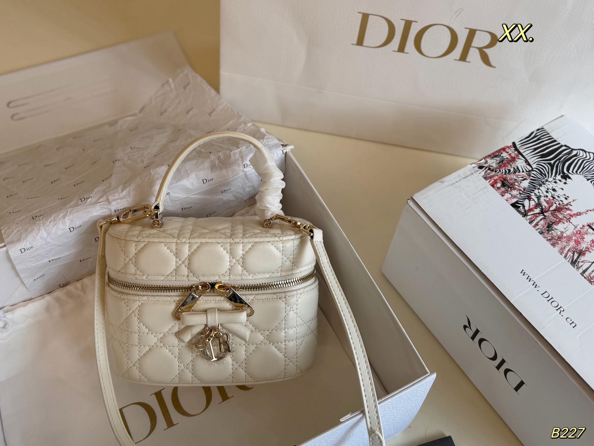 Dior Burgundy Quilted Leather crossbody shoulder