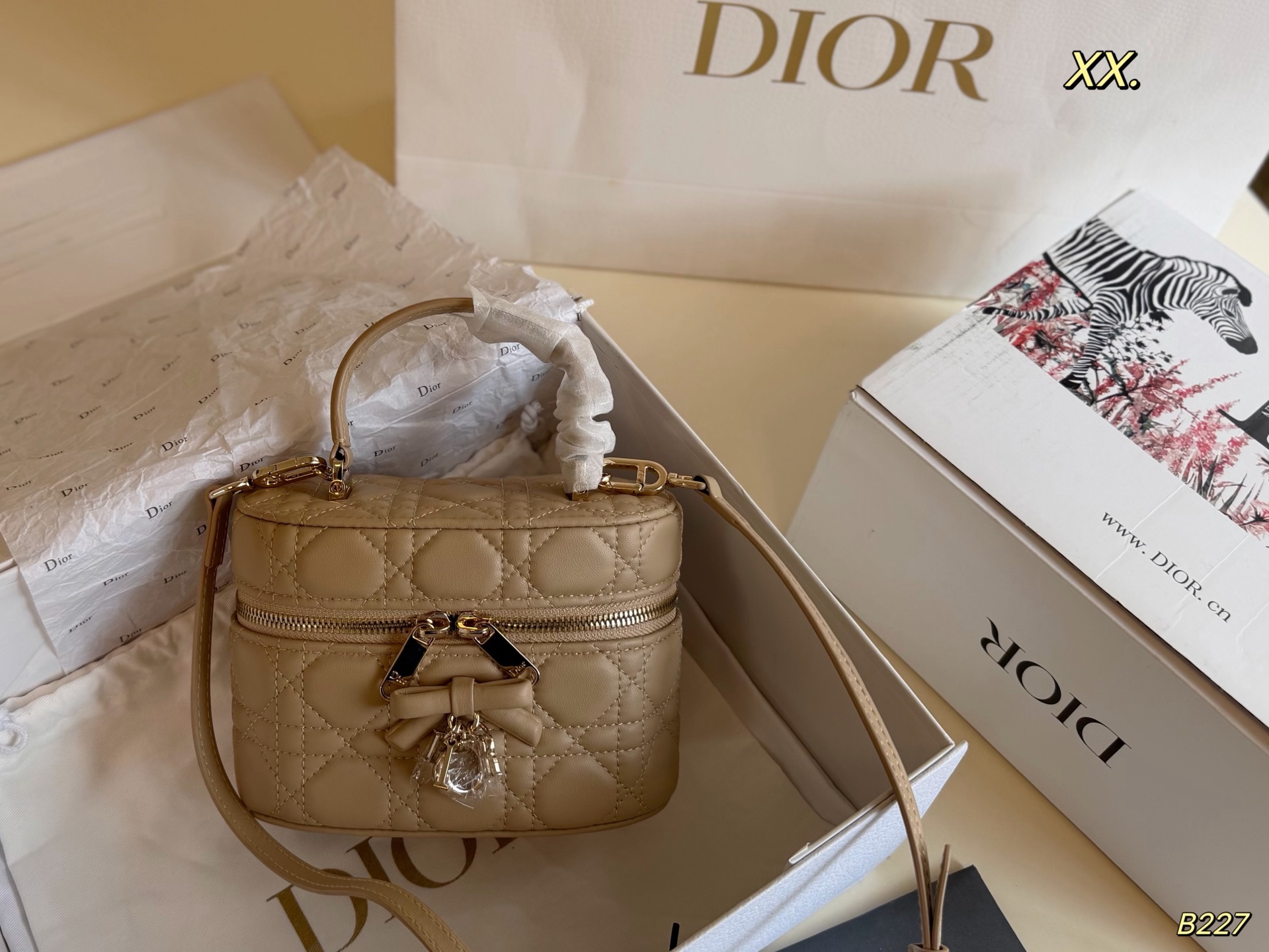 Dior Burgundy Quilted Leather crossbody shoulder