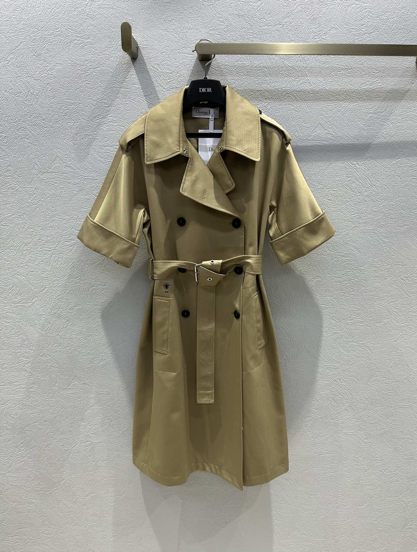 Dior Abbigliamento Giacca a Vento Khaki Collezione Autunno