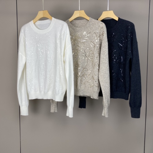 Elegant Beaded Floral Cashmere Sweater, Soft & Warm Knit Top for Women 1 Elegant Beaded Floral Cashmere Sweater, Soft & Warm Knit Top for Women