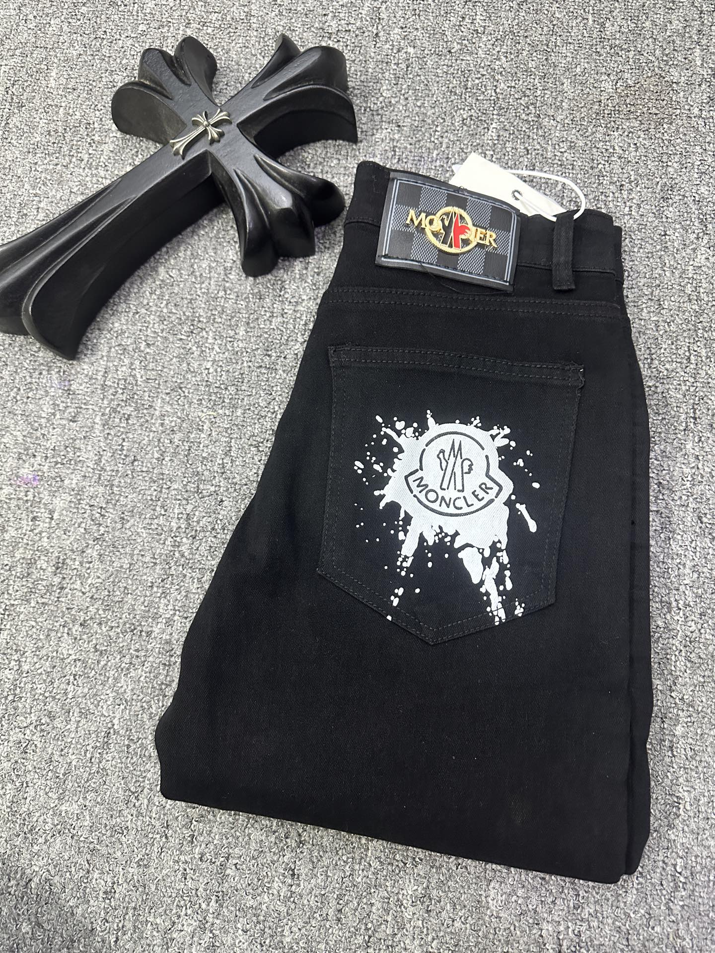 New Korean-Style Hip-Hop Jeans: Mon Family Summer Collection 2022. Sizes 28-36 Available. - 图片 1