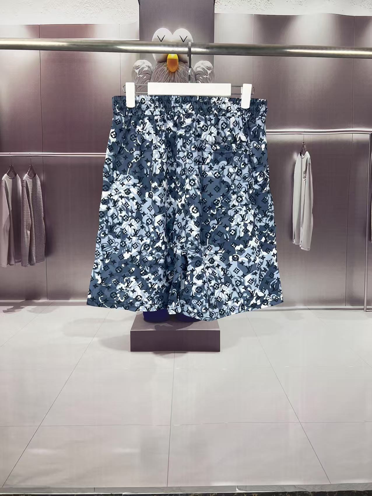 [Summer Shorts]LV* Louis Vuittonprinted presbyopic letter logo digital jacq