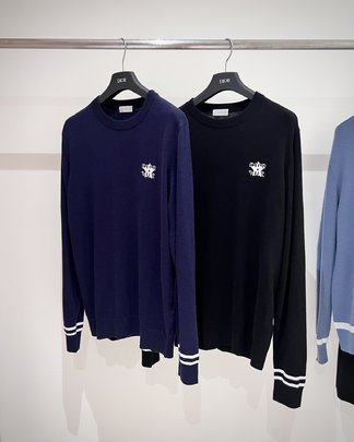Dior Clothing Sweatshirts Wool Fall Collection Long Sleeve