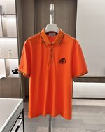 Hermes Clothing Polo T-Shirt Buy Cheap Replica
 Sewing Cotton Mercerized