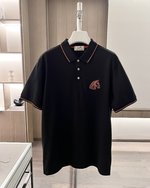 Hermes Clothing Polo T-Shirt Sewing Cotton Mercerized