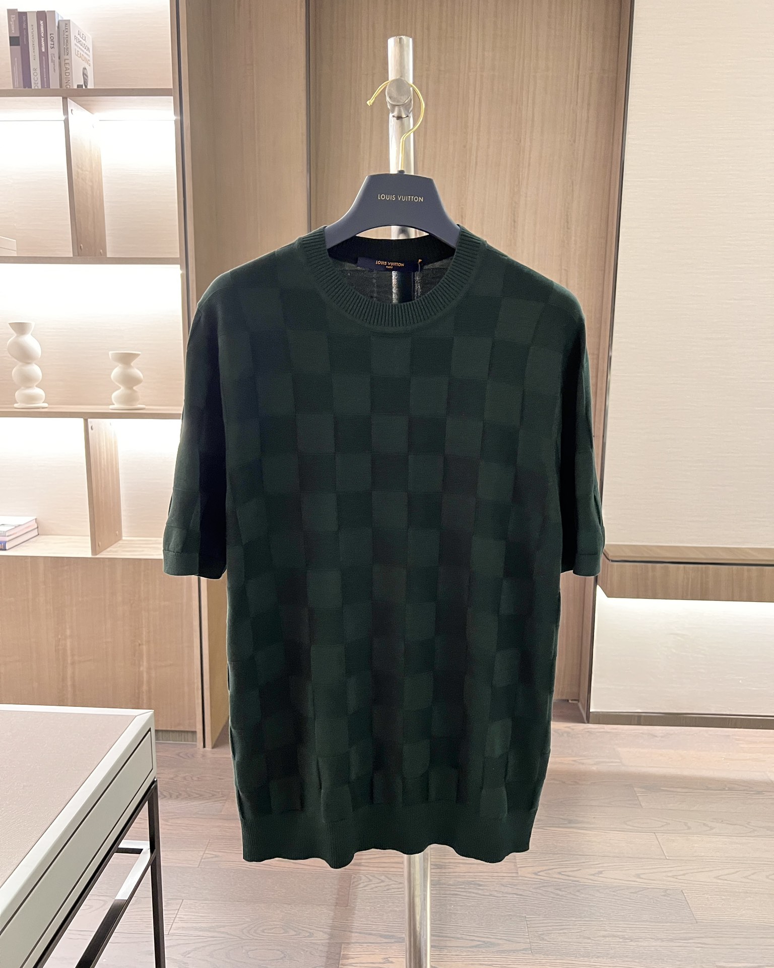 Koop online
 Louis Vuitton Kleding T-Shirt Katoen Breien Zomercollectie Korte mouw
