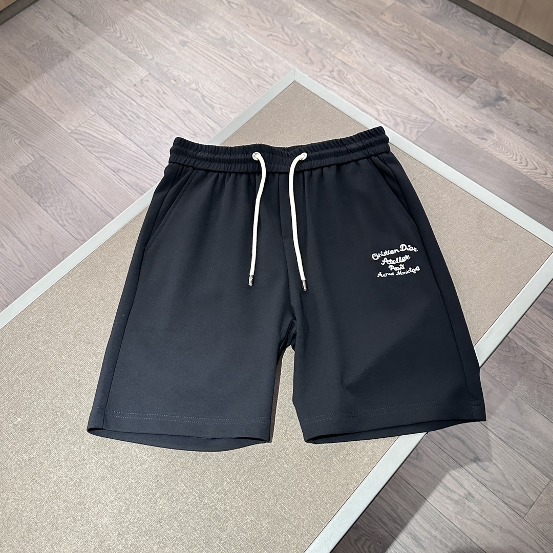 Dior Clothing Shorts Embroidery Fashion Casual