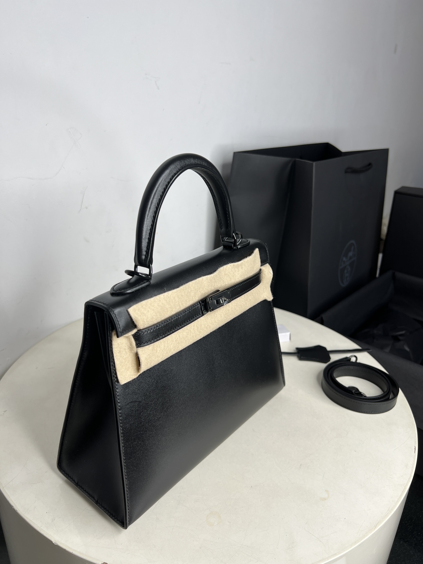 Hermes Kelly AAAA
 Handbags Crossbody & Shoulder Bags Designer 1:1 Replica
 Black