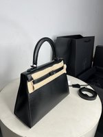 Hermes Kelly AAAA
 Handbags Crossbody & Shoulder Bags Designer 1:1 Replica
 Black