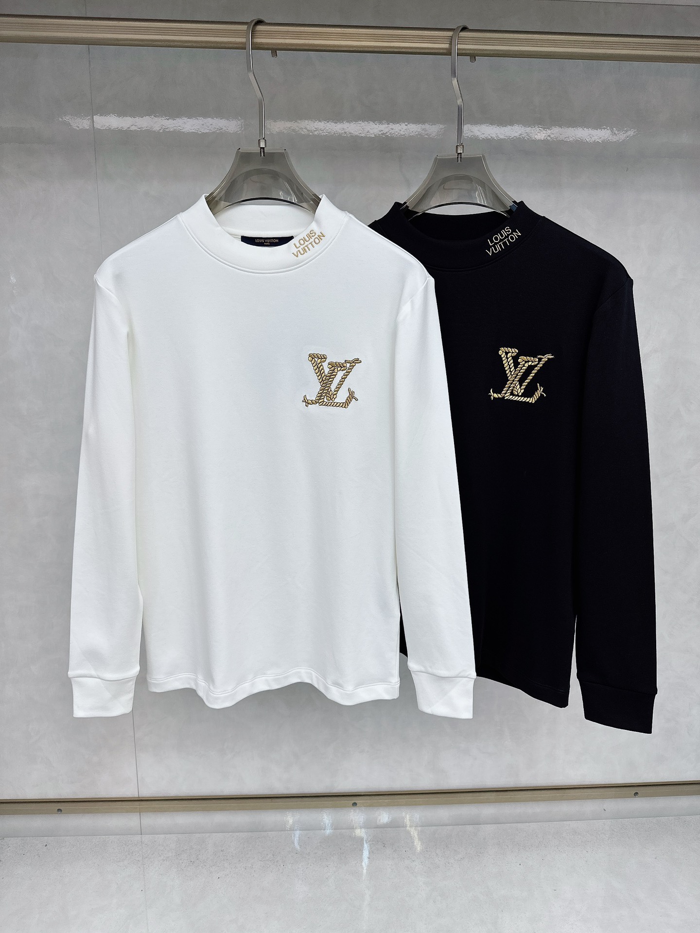 Louis Vuitton Kleding T-Shirt Mannen Katoen Herfst/winter collectie Fashion Lange mouw