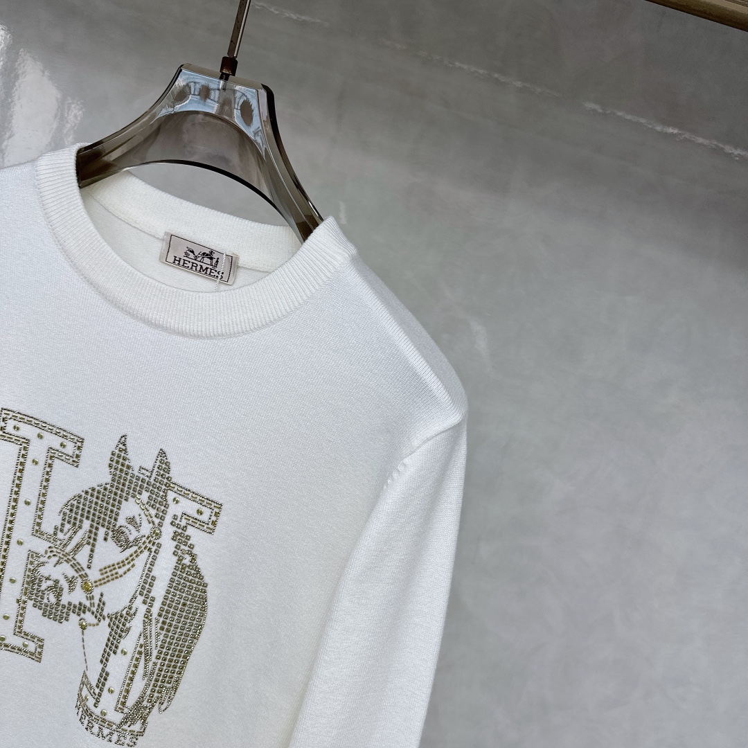 爱马仕 Hermès 高定典藏名品高定成衣时装外套连衣裙衬衫T恤 #365787CB 3