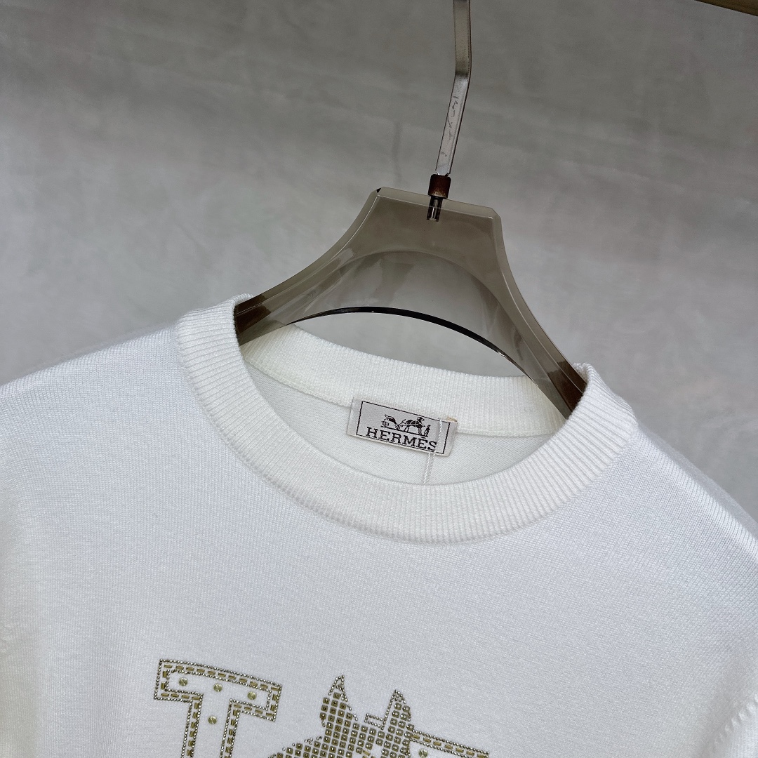 爱马仕 Hermès 高定典藏名品高定成衣时装外套连衣裙衬衫T恤 #365787CB 4
