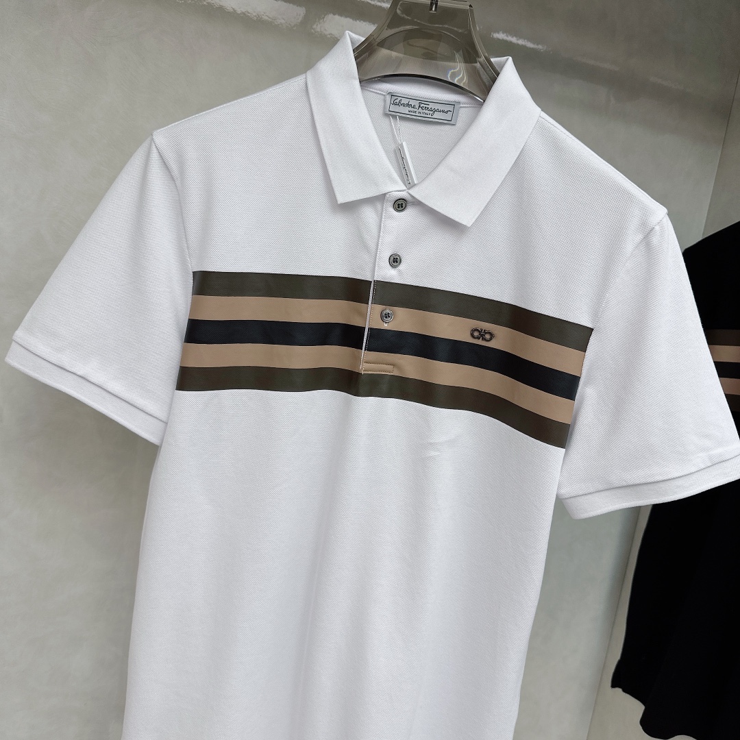 “High-End Men’s Classic Logo Polo Suit: Luxury Quality, Elegant Design, Top-Level Craftsmanship | 2025 Summer Collection” - 图片 6