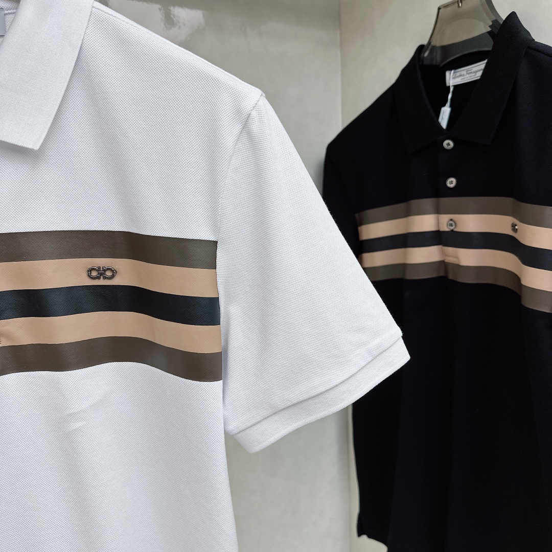 “High-End Men’s Classic Logo Polo Suit: Luxury Quality, Elegant Design, Top-Level Craftsmanship | 2025 Summer Collection” - 图片 7