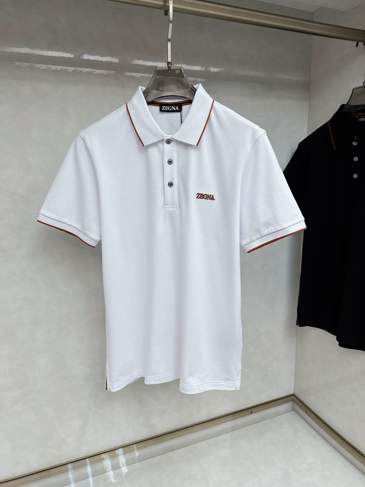 杰尼亚 2025ss夏季新款 logo男士翻领Polo衫!经典商务男款,高端男装的天花板级别的商务男