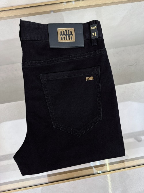 Miu Miu Women's Black Denim Jeans - Slim Fit, Premium Quality 1 Miu Miu Women's Black Denim Jeans - Slim Fit, Premium Quality